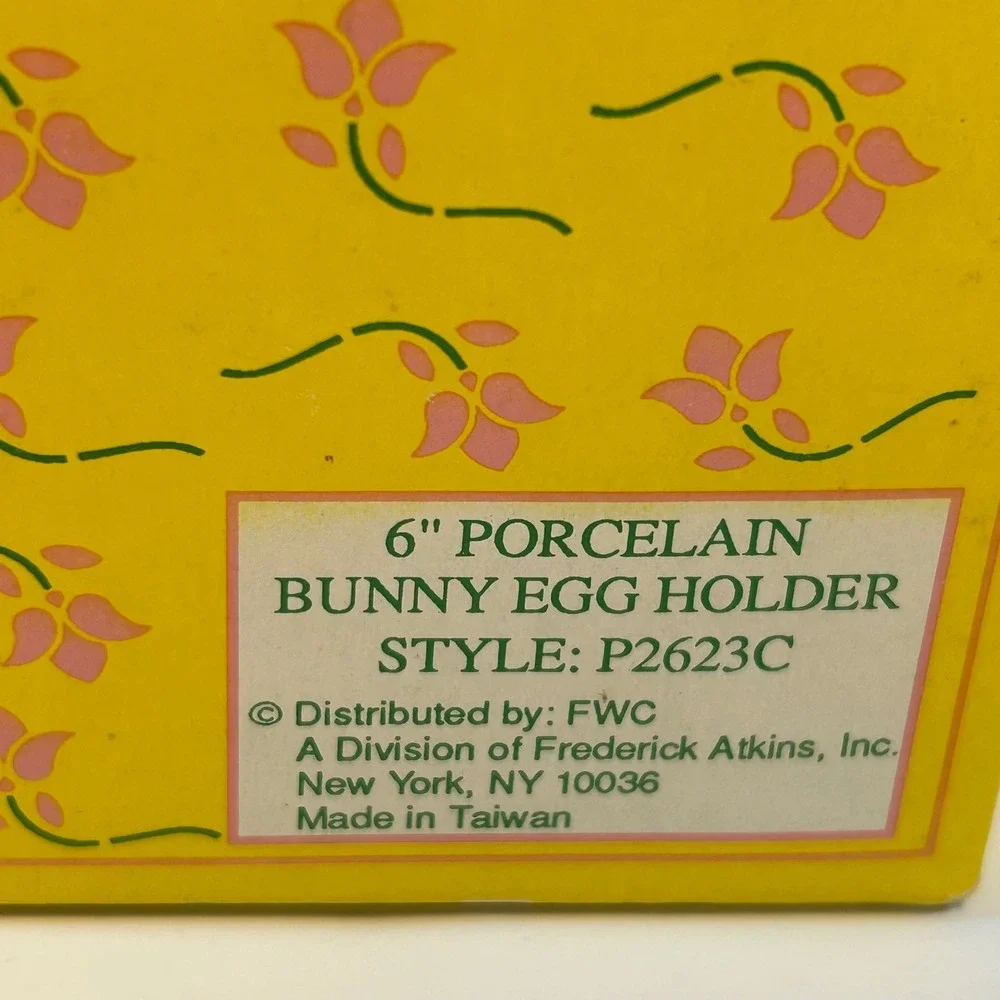 Easter Avenue Bunny Rabbit Figurine Trinket Box Happy Easter Egg Decor 6